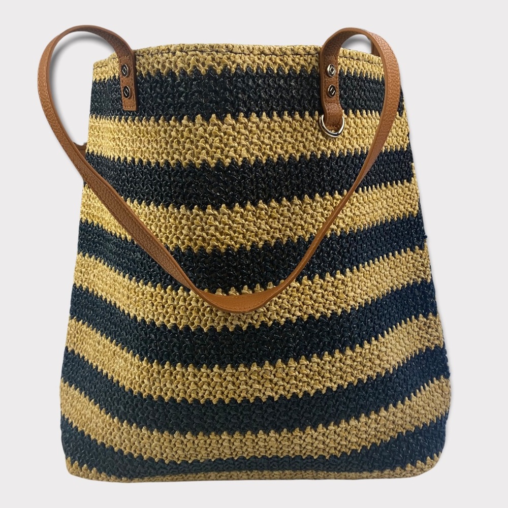 Jewell by Thirty-One Around Town Tote Tan and Navy